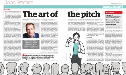 The art of the pitch